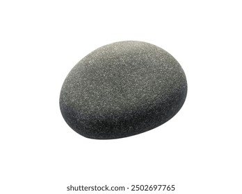 Stone isolated on white background, Grey Sea pebble with texture surface ,Top view Rock sea from beach with clipping path, Single Cobblestone.Element Concept for Zen,Spa,Cosmetic Advertising - Powered by Shutterstock