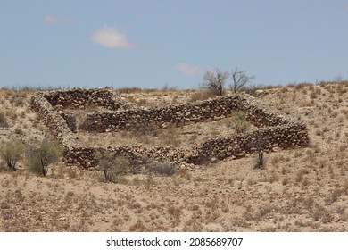 Stone Kraal In The Kgalagadi