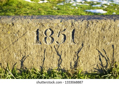 Stone Marker On Skinner Butte From 1851