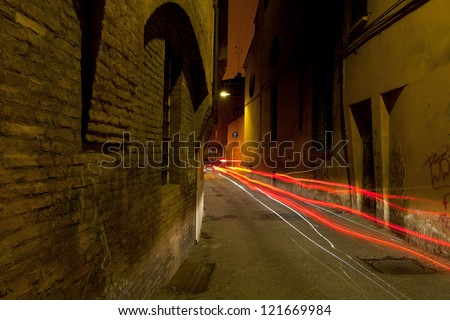 Similar – Image, Stock Photo notte italiana Night sky