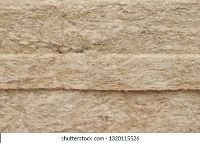 Stone Mineral Wool, Close Up.