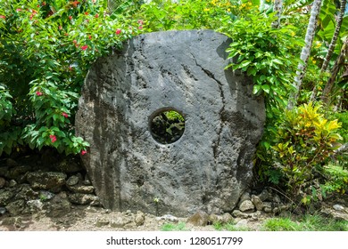 Stone Money On Yap Island, Micronesia