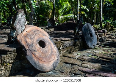 Stone Money On Yap Island, Micronesia