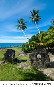 Stone Money On Yap Island, Micronesia