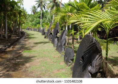 Stone Money Of Yap Island 