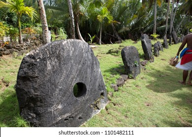 Stone Money Of Yap Island 