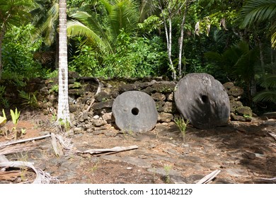 Stone Money Of Yap Island 