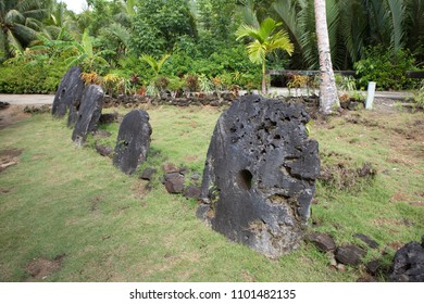 Stone Money Of Yap Island 