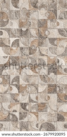 Stone mosaic for architectural cladding