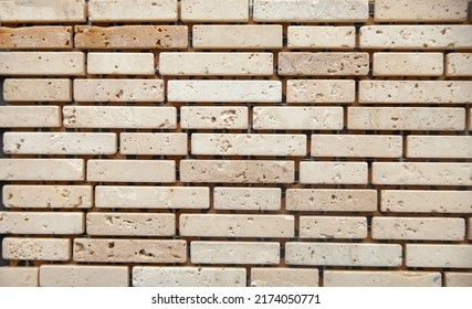 Stone Mosaic Tiles (White, Cream, Light Brown, Brown, Dark Brown) - Shutterstock ID 2174050771