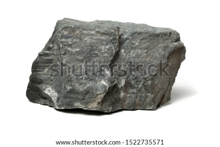 stone on a white background.