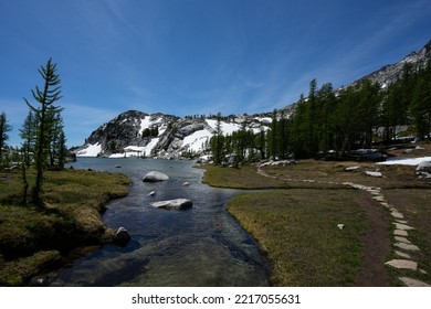 Stone Path In The Alpine Lakes Wilderness