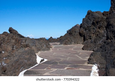 stone path in rocks
