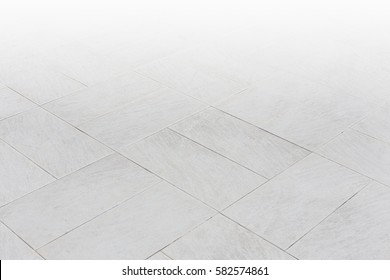 Stone Pattern On Tile Floor With Geometric Line For Background.