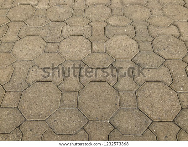 Stone Pavement Grass Texture Top View Stock Photo 1232573368 | Shutterstock