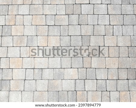 Stone pavement tiles texture background