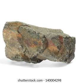 Stone Red River Single Granite Boulder Large River Isolated Big Rock Block Geology Nature Garden