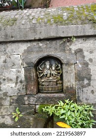 Stone Sculpture Of Vishnu And Laxmi