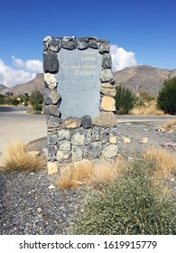 Stone Signage Way-finding Natural Landscape