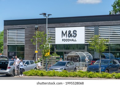 Stone, Staffordshire UK: June 5 2021:Marks And Spencer Foodhall, Stone, Staffordshire