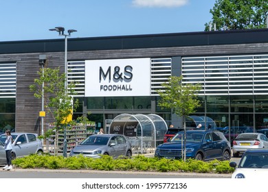 Stone, Staffordshire UK: June 5 2021:Marks And Spencer Foodhall, Stone, Staffordshire