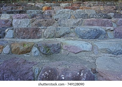 Stone Stairway In In The Park