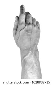 Stone Statue Detail Of Human Hand