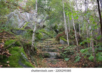 Stone Steps Up Side Of Mountain