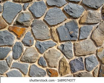 stone surface, diverse shapes and colors the base object for creating collages or other graphic modifications
