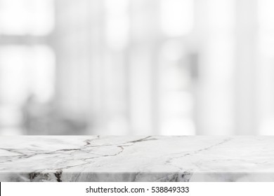 Stone table top and blurred restaurant interior background with vintage filter - can used for display or montage your products. - Shutterstock ID 538849333