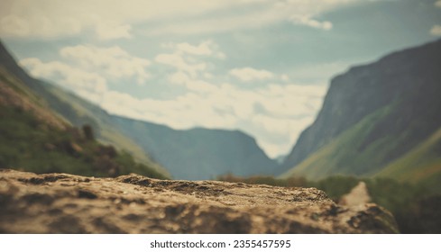 stone table in the valley  - Powered by Shutterstock