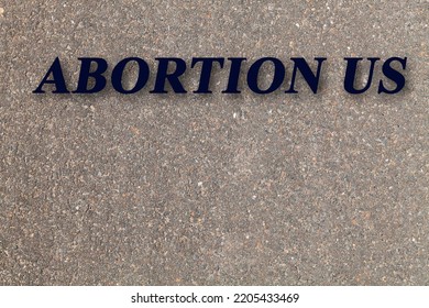 Stone Texture Background With Text Abortion Us