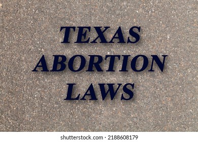 Stone Texture Background With Text Texas Abortion Laws