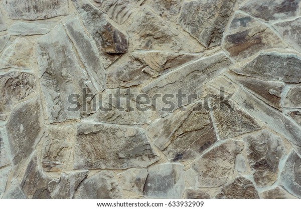 Stone Texture Decorative Rock Cladding Stock Photo Edit Now