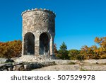Stone tower at the peak of Mount Battie, Camden Hills State Park, Maine