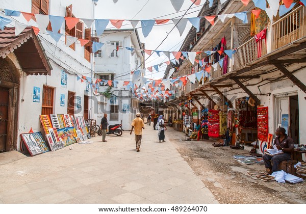 Stone Town Zanzibar February 15 16 Stockfoto Jetzt Bearbeiten