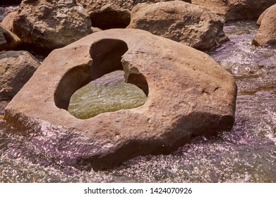 Stone with a unique shape.