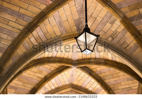 Stone Victorian Vaulted Ceiling Light Stock Photo Edit Now