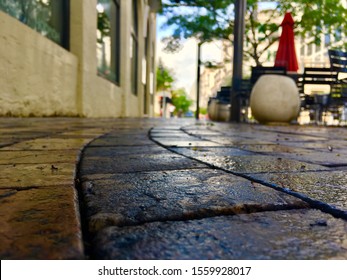 Stone Walkway In The Coral Gables Of Miami, FL