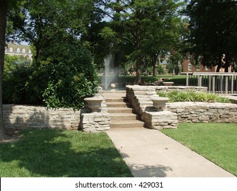 Stone Walkway, Oklahoma State University