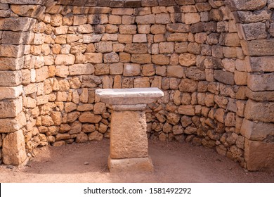 Stone Wall With An Altar 