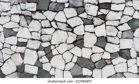 Broken Tiles Mosaic Seamless Pattern White Stock Photo (Edit Now ...