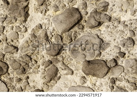 Stone wall. Brown background texture
