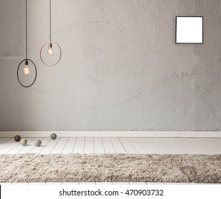 Similar Images, Stock Photos & Vectors of stone wall lamp modern