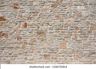 Stone Wall May Used As Background