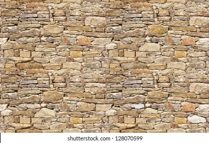 Stone Wall Rustic Texture Big Seamless Background