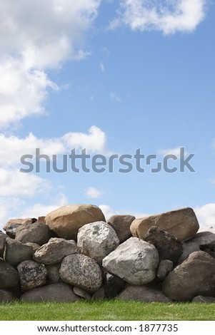 Stone Wall and Sky