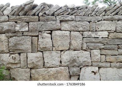 Stone Wall In Zaozhuang Village, Shandong Province