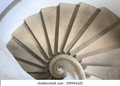 Stone winding stairs in Dresden