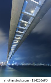 Stonecutters Bridge In Hong Kong